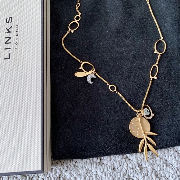 ๐๐SOLD๐๐Links 18K Gold & diamond necklace - Picture 7 of 7